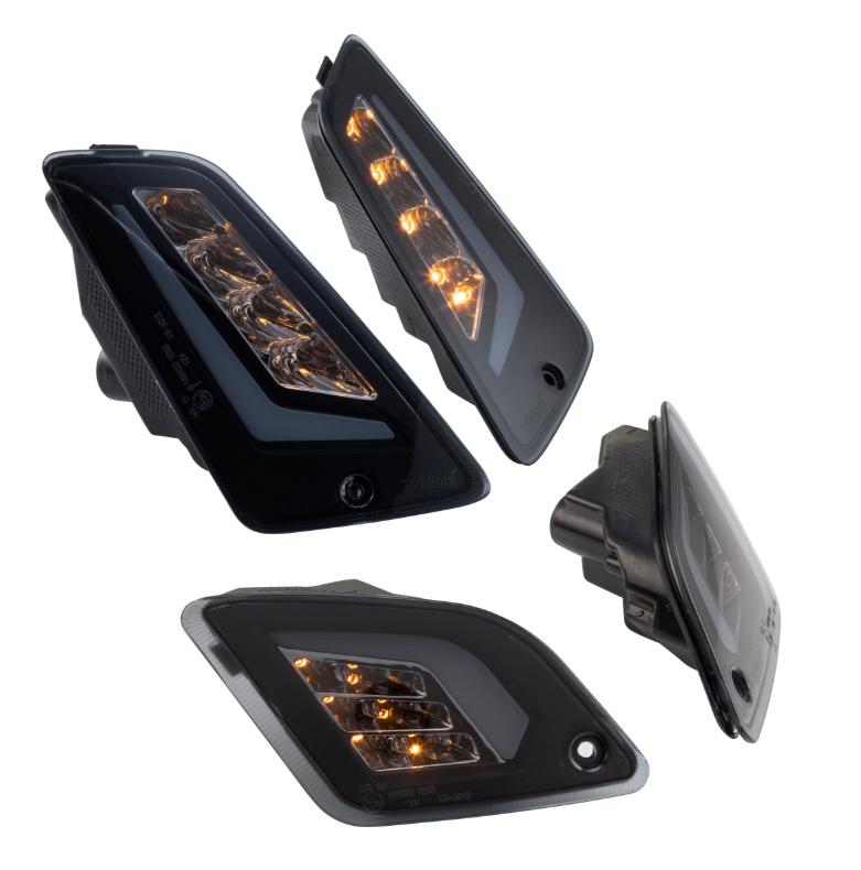 Kit indicatori di direzione ZELIONI anteriore e posteriore per Vespa GTS/GTS Super/GTV 125-300cc, colorati