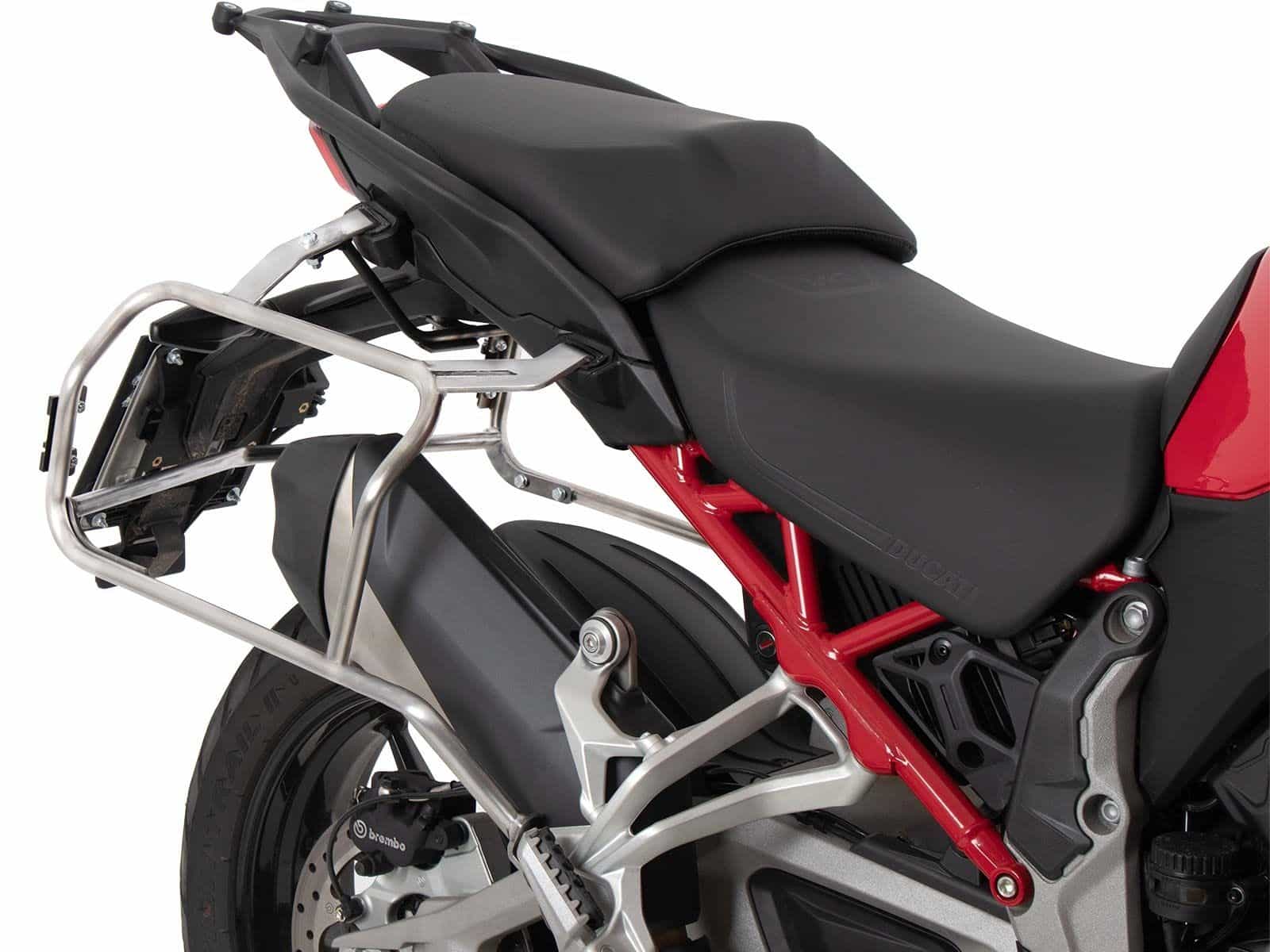 Set di portavaligie Cutout incl. set di valigie Xplorer Cutout nero per Ducati Multistrada V4 /S (25-)