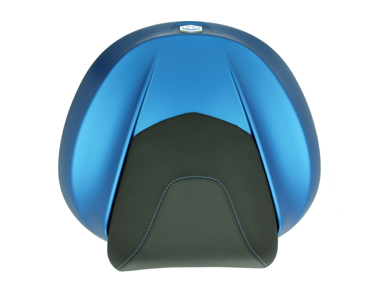 Top Case 36L per Piaggio Beverly HPE 310 / 400 con copertura verniciata - blu opaco 297/A