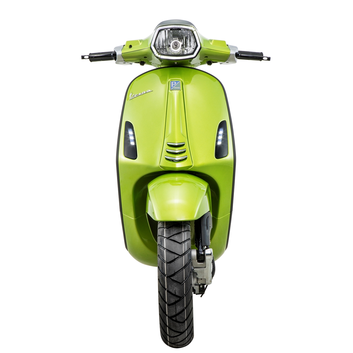 Anello faro led nero lucido ad anello per Vespa Sprint 125/​150ccm 4T ('13-'18)