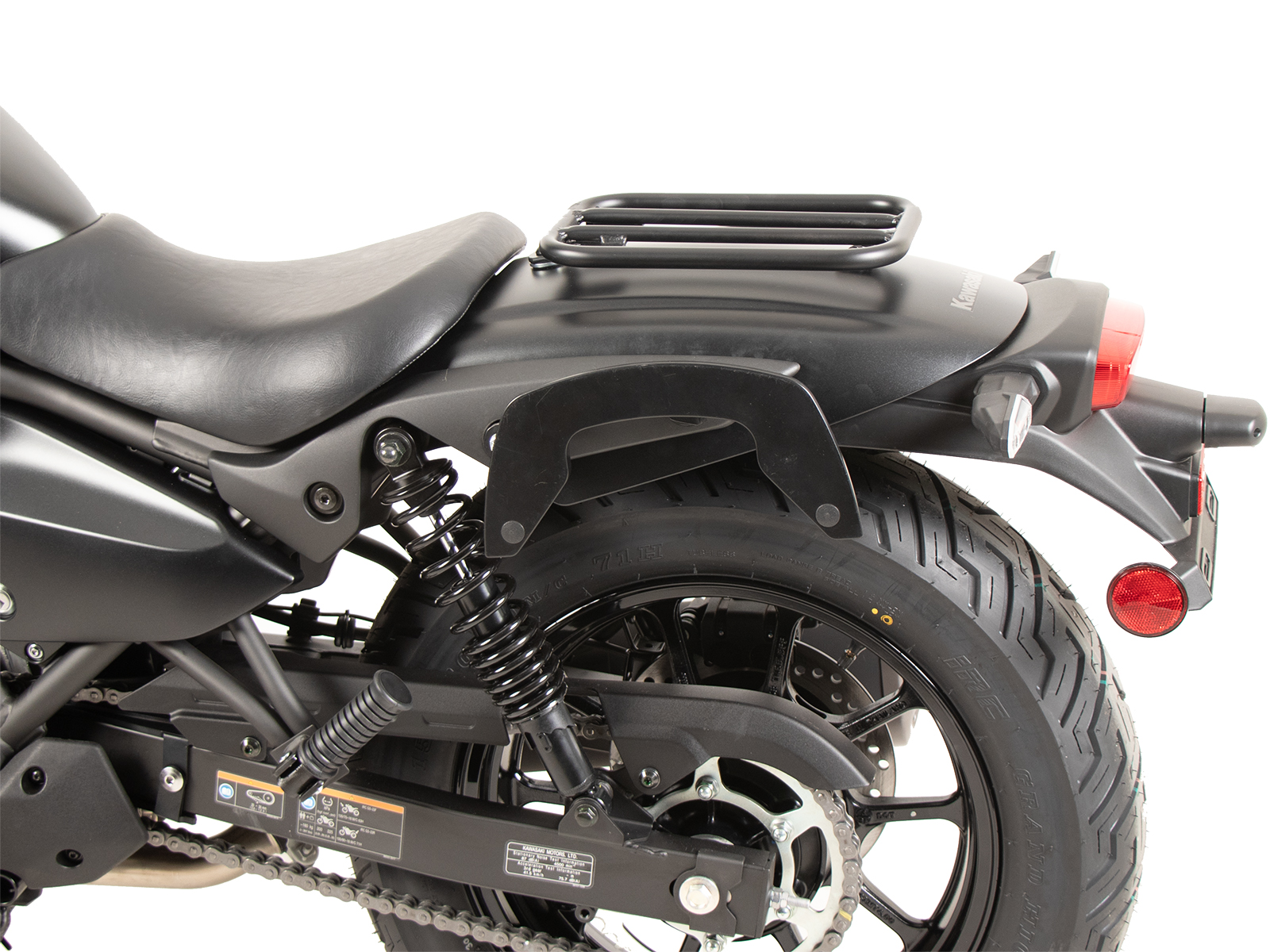 Solorack senza schienale per Kawasaki Eliminator 500 (24-) Originale Hepco & Becker