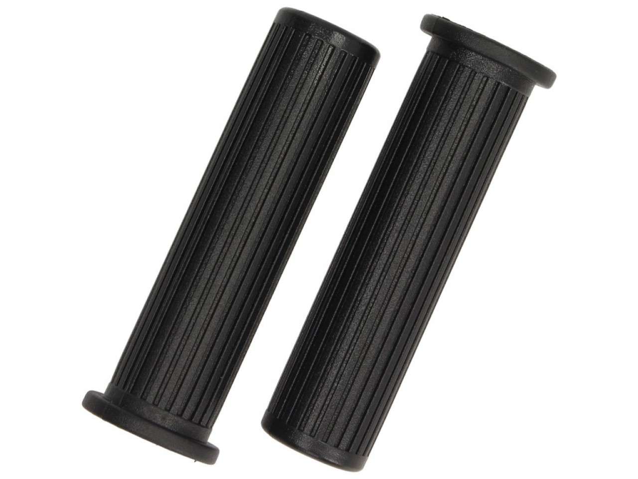 Set gommini impugnature per Vespa PX /80 / 125 / 200 - ariete Ø 22 mm, lunghezza: 135 mm, nero