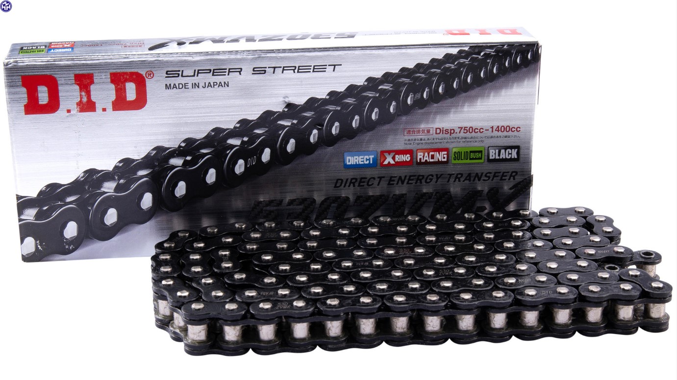 Catena DID "530ZVM-X BK&BK" Black Raven Edition Super Street X-Ring