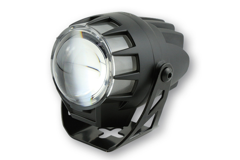 HIGHSIDER pro 45 mm faro Dual-Stream LED nero omologato E (1pc)