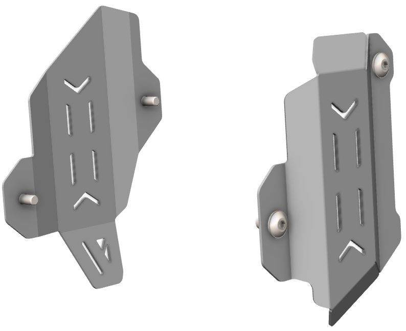 Coperchio cilindro freno in alluminio argento per Suzuki V-Strom 800 DE (23-)