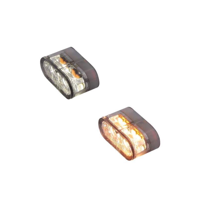 HIGHSIDER Pro Little Star_MX Pro LED 2in1 indicatore/luce di posizione modulo combinato alloggiamento nero