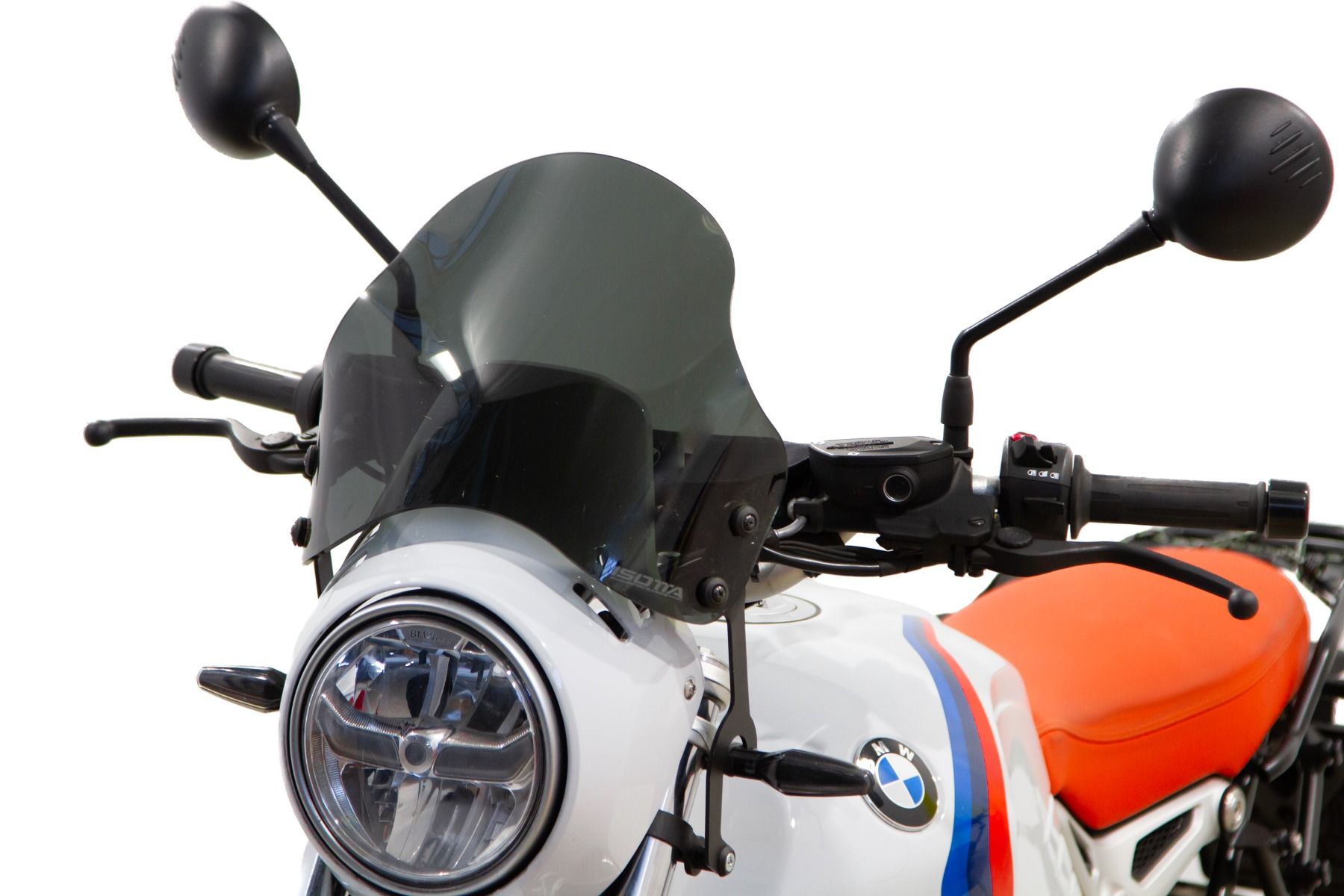 Cupolino basso per BMW R nineT Urban G/S (21-23), fumè scuro