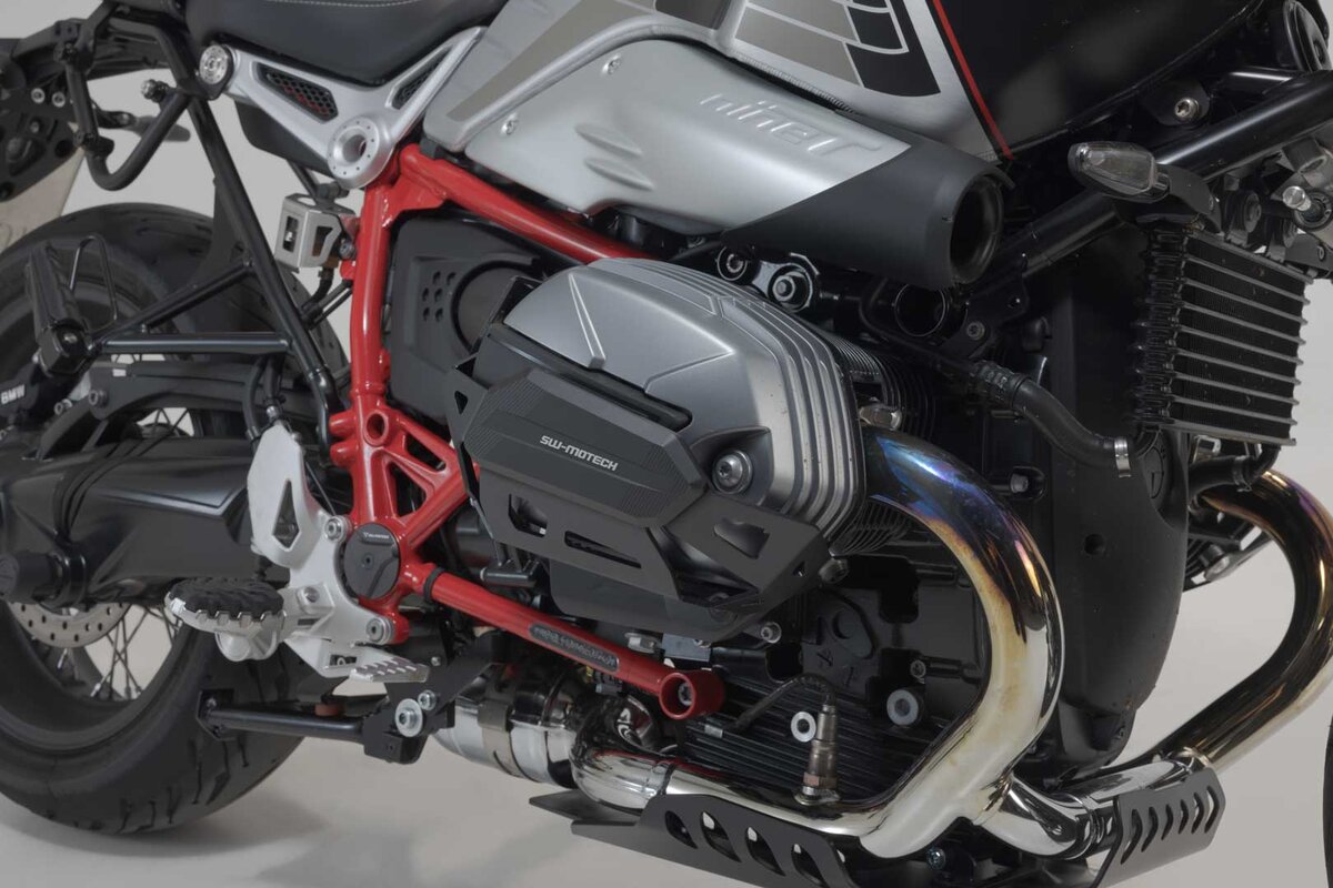 Protezione cilindri SW-Motech nera per BMW R 12 G/S (25-)