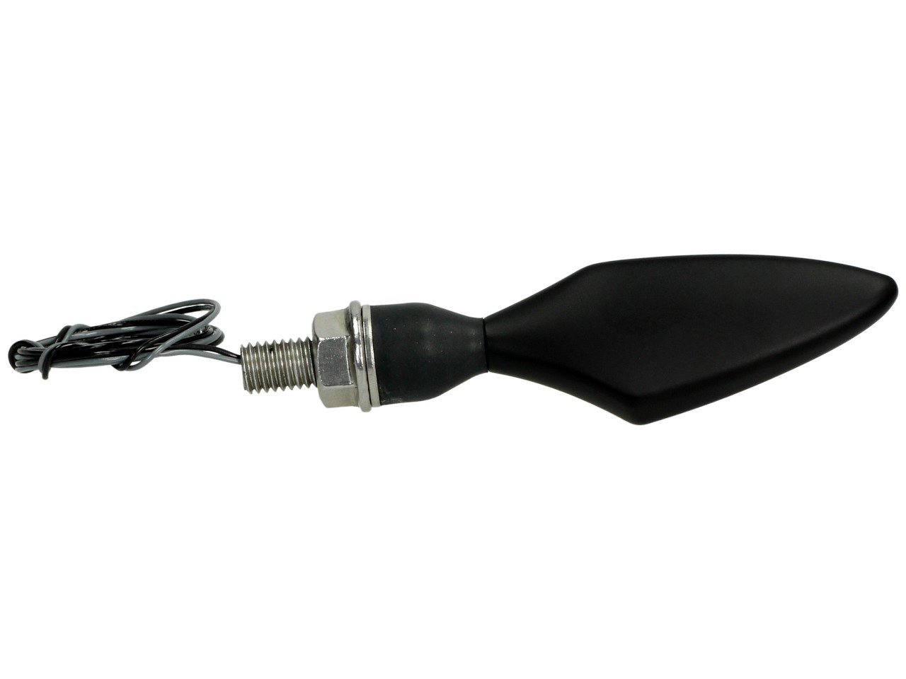 Indicatore Kellermann, Rhombus Extreme, acciaio, LED, VR/HL, 12 V, nero satinato, M8x20, omologato E