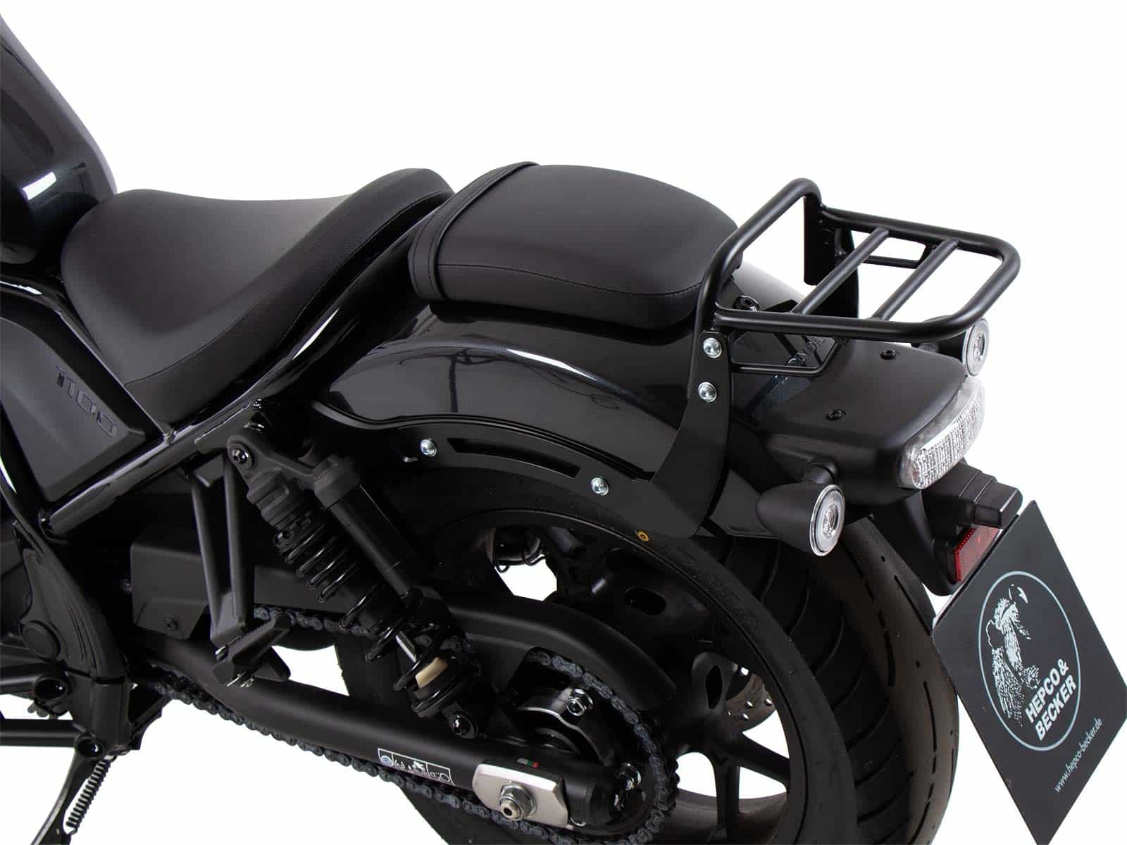 Portapacchi tubolare nero per Honda CMX 1100 Rebel /DCT (21-24) Hepco & Becker