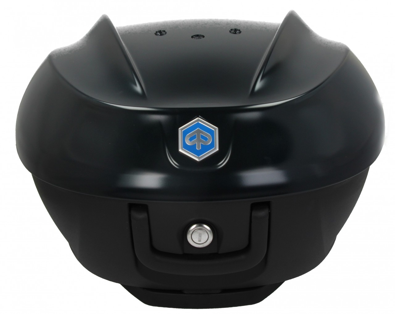 Kit bauletto 36L. nero opaco metallizzato N12 Originale Piaggio per Beverly HPE (incl. piastra di montaggio)