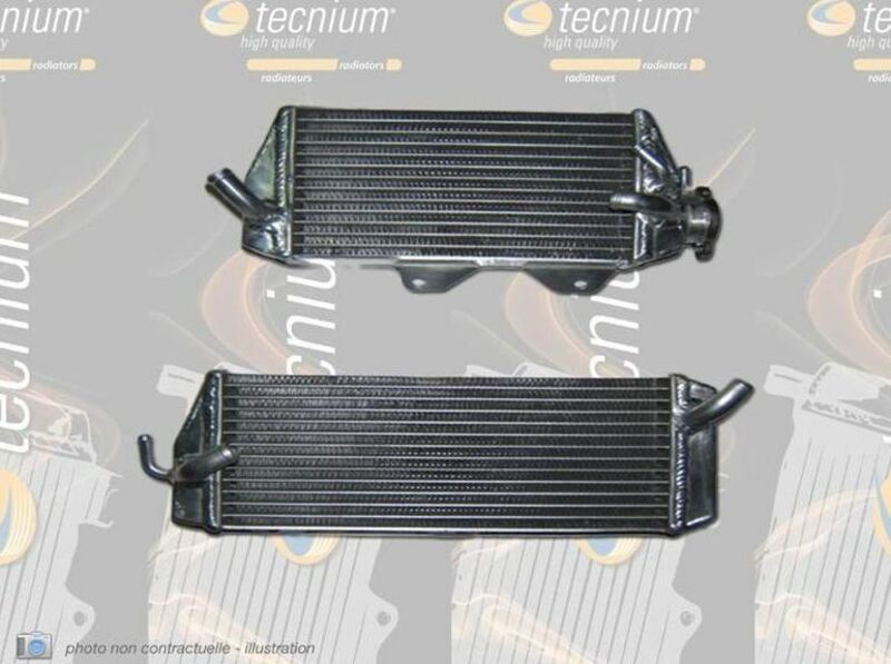 Radiatore maggiorato Tecnium sinistro - Kawasaki KX450F