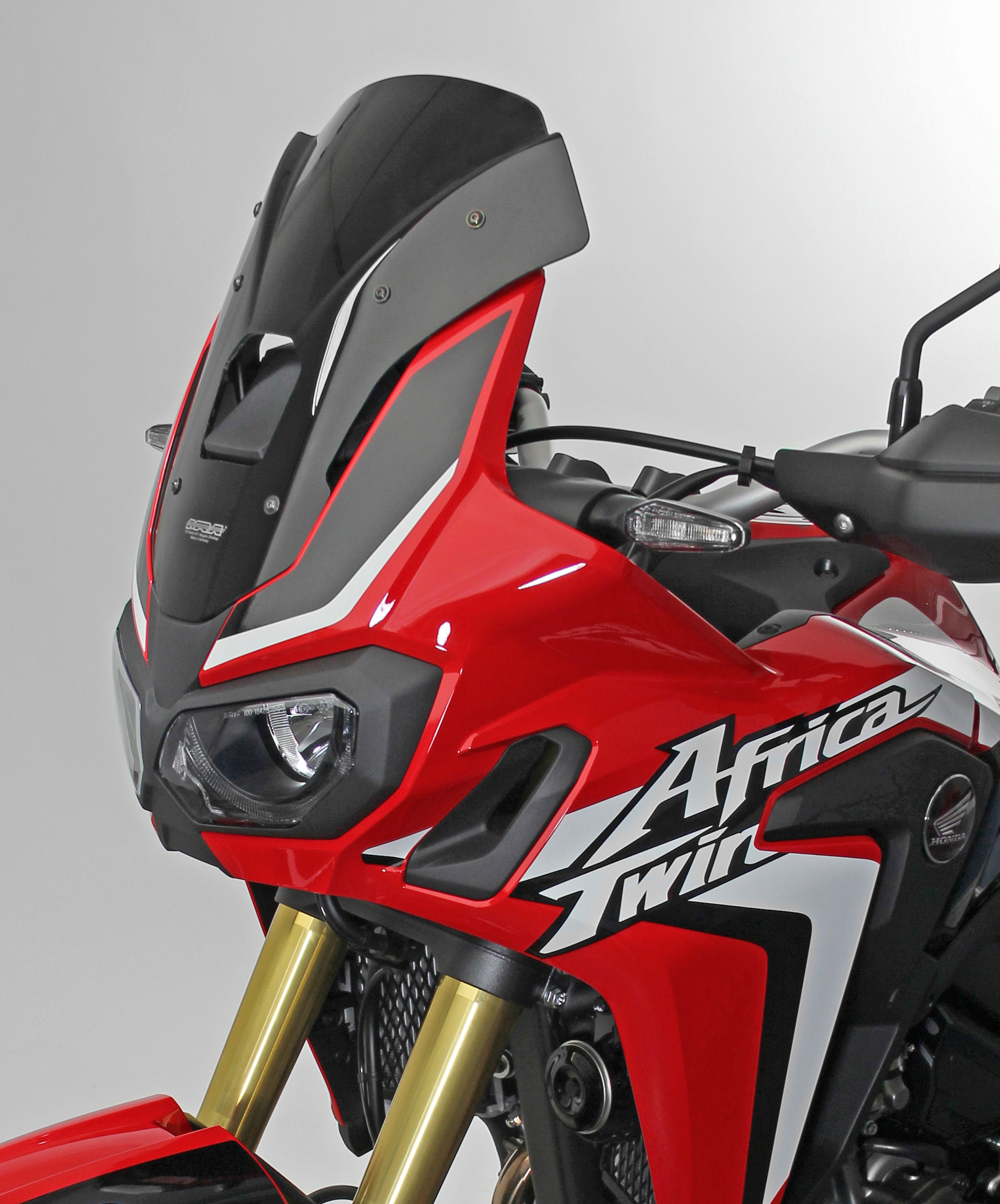 MRA HONDA CRF 1000 L AFRICA TWIN - Cupolino sportivo "SPM" (Anni 16-19) Nero