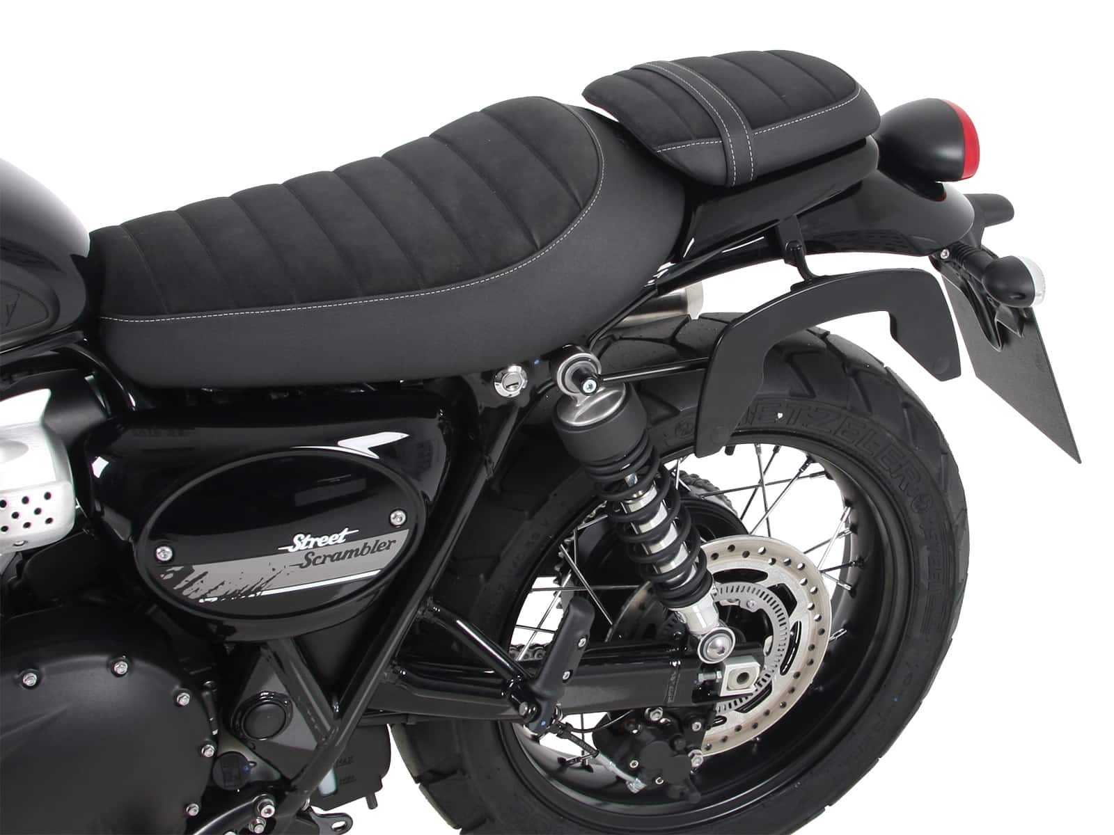 Portapacchi laterale C-Bow sinistro per Triumph Street Srcambler (17-) Hepco e Becker