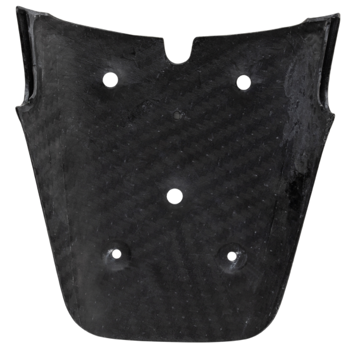 Portatarga posteriore per Vespa GTS/​GTS Super/​GTV 125-300ccm, carbonio