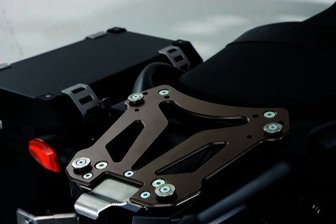 Porta bauletto (titanio-oro) per Suzuki V-Strom 650 BJ. 2012-2016