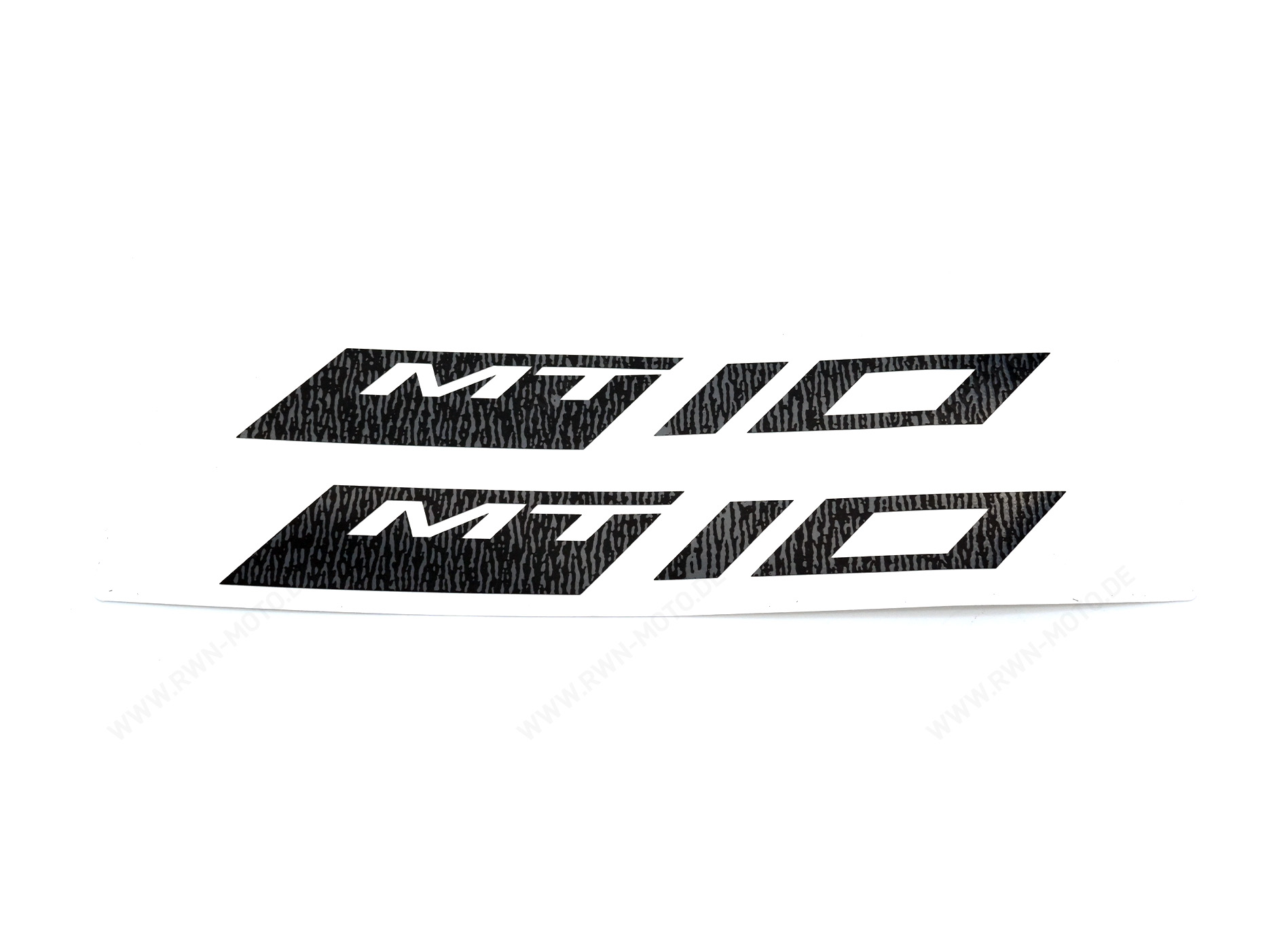 Adesivi per cerchioni riflettenti neri davanti per Yamaha MT-10 (22-) originali
