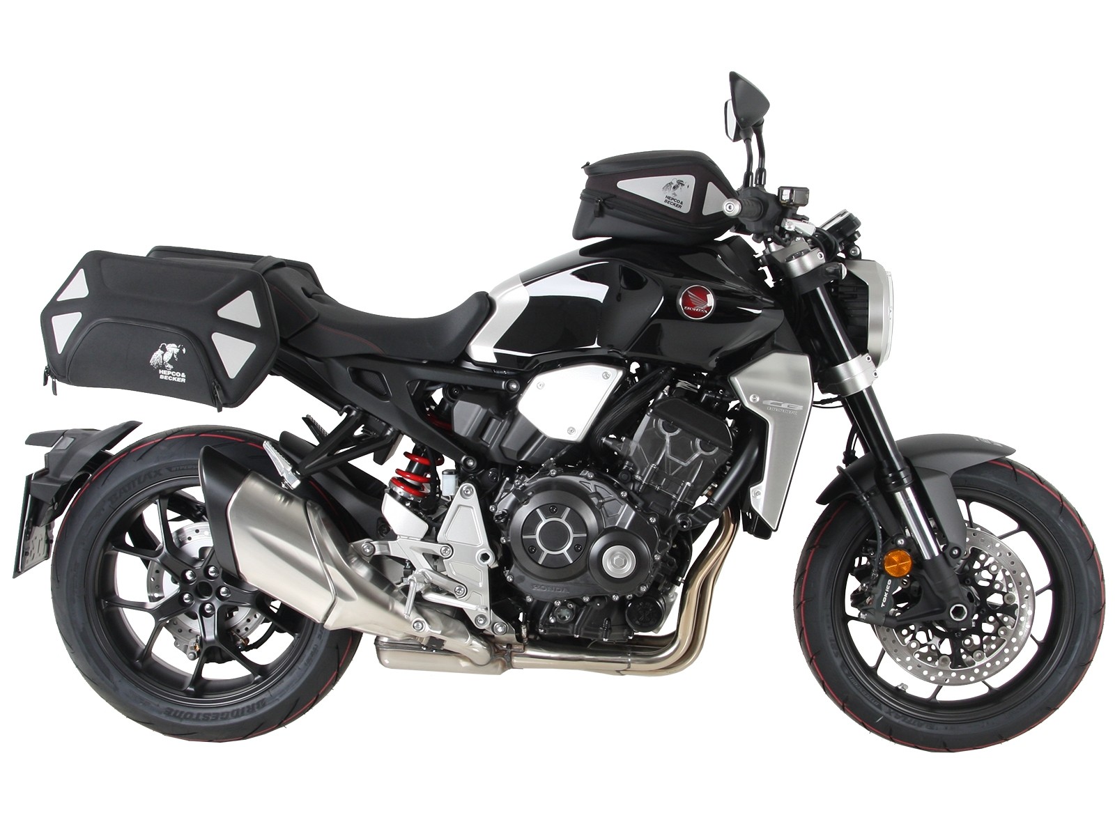 Portapacchi laterale C-Bow nero per Honda CB 1000 R (18-20) Hepco & Becker