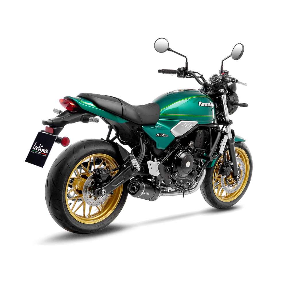 LeoVince sistema completo LV One Evo per Kawasaki Ninja /Versys /Z 650 , carbonio, omologazione E