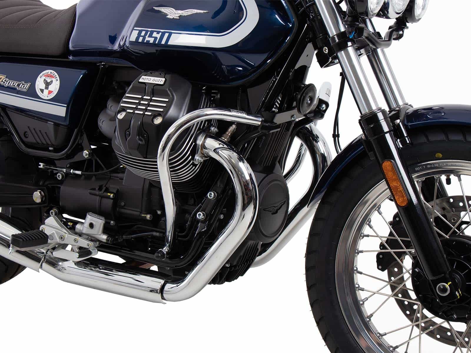 Para motore cromato per Moto Guzzi V7 Stone Special Edition (22-) Hepco & Becker