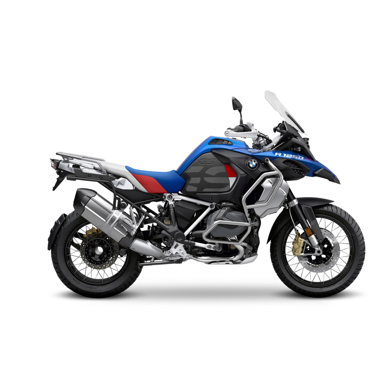 Portapacchi laterali Shad con sistema 3P, verniciati di nero, per BMW R 1200 GS / R 1250 GS / R 1250 GS Adventure