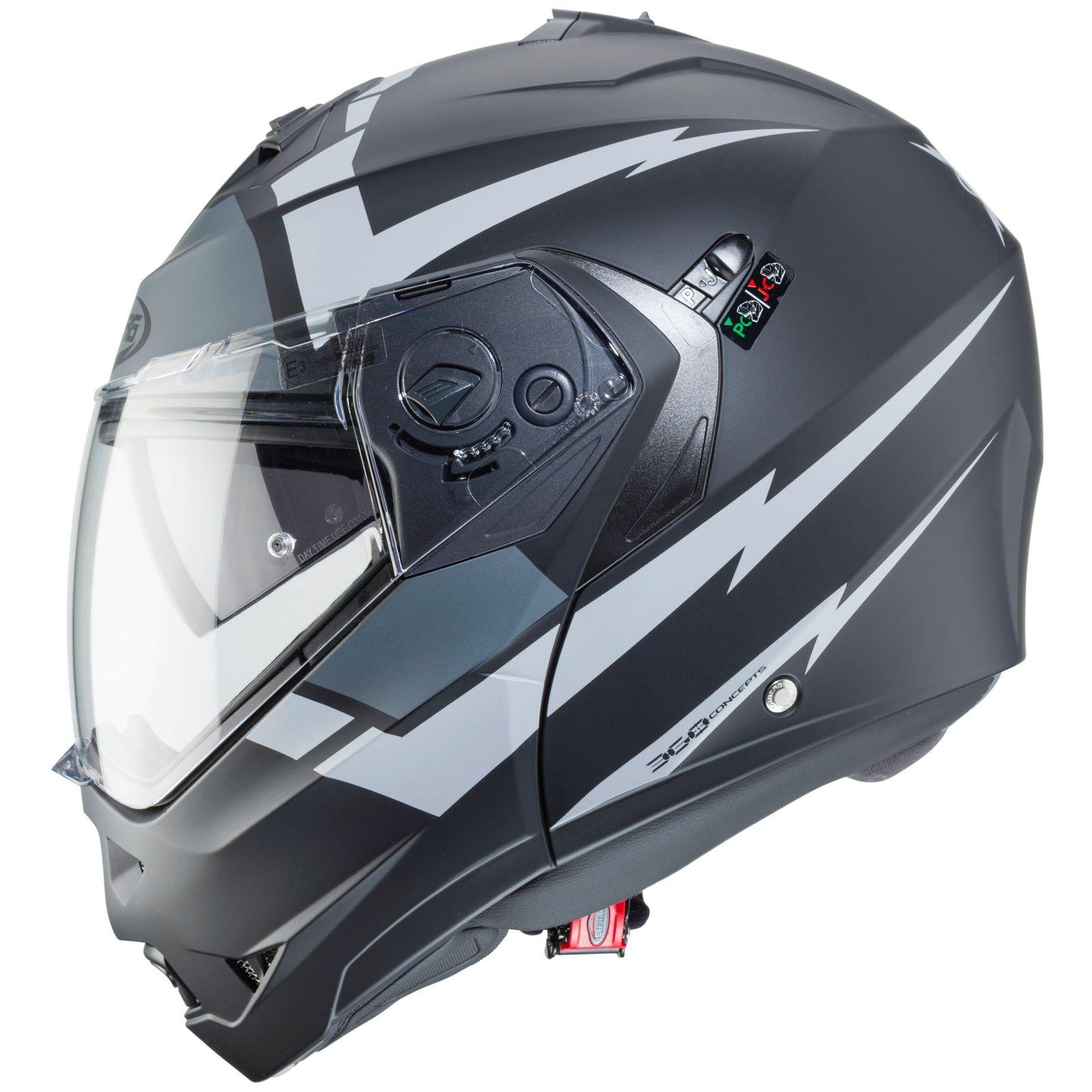 Caberg Casco Duke II Kito, nero opaco/antracite