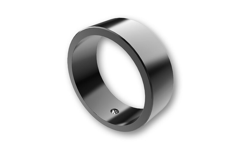 HIGHSIDER pro colour ring nero Per pesi da manubrio