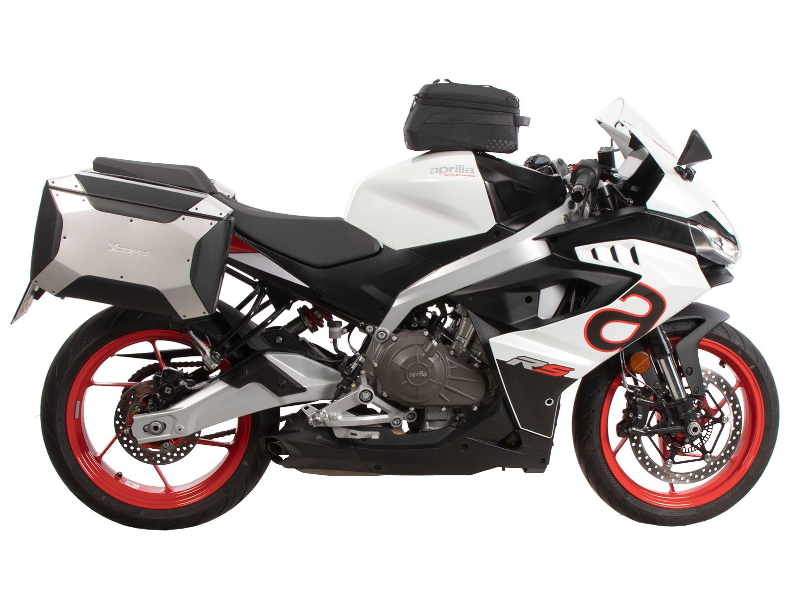 Portapacchi laterale C-Bow nero per Aprilia RS 457 (24-) Hepco & Becker