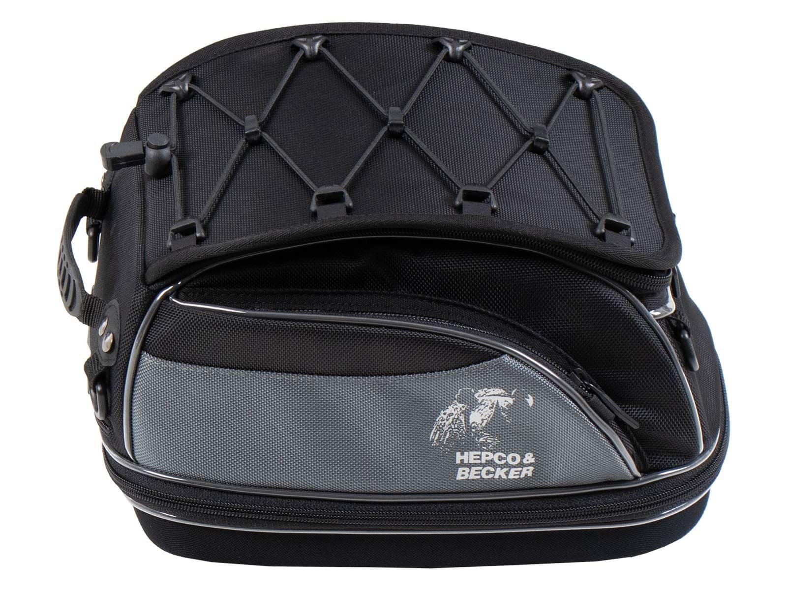 Borsa posteriore Street nera, attacco universale per cintura, Hepco & Becker