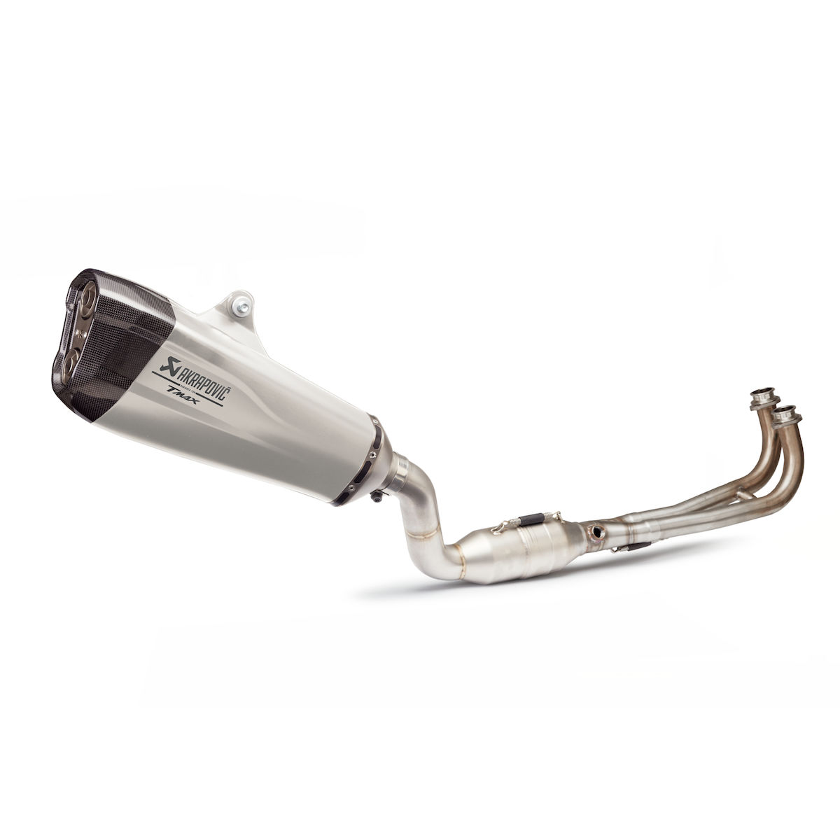Impianto completo con silenziatore in titanio per Yamaha T-MAX / SX / DX (Bj.17-) Akrapovic