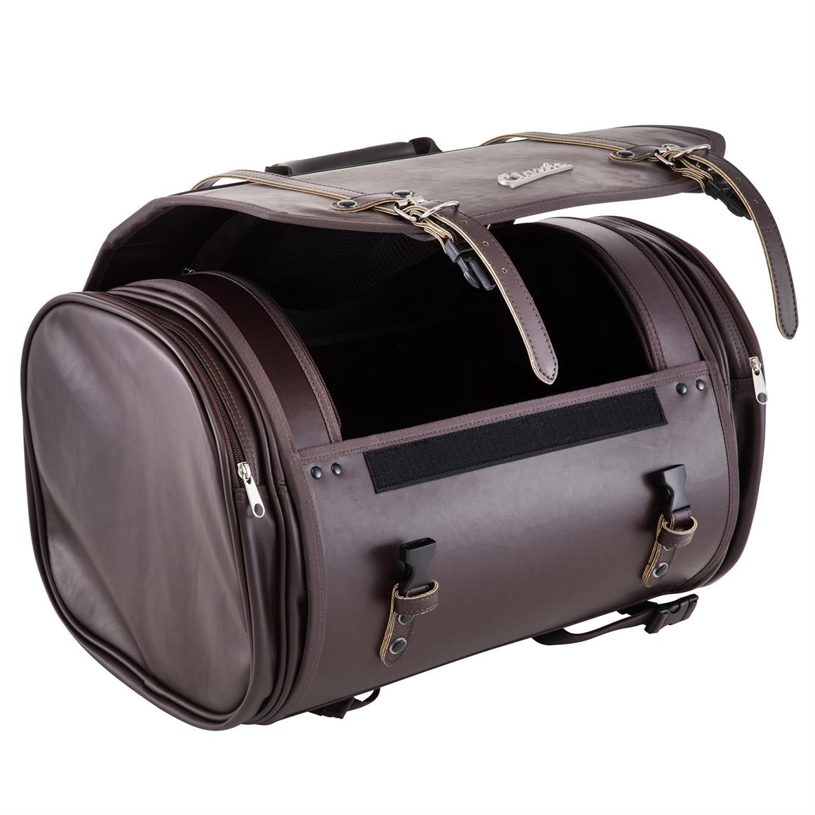 Borsa "Classic" per Vespa - marrone scuro, finta pelle