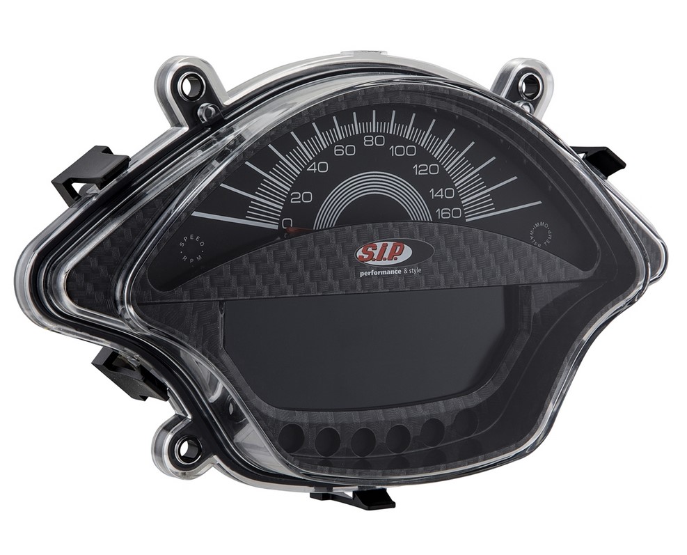 Contagiri / tachimetro per Vespa GTS/GTS Super 300cc FL ('14-), carbon-look