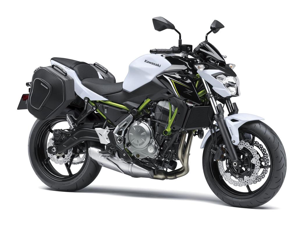 Borse laterali 2 x 14 litri per Kawasaki Ninja 650 / Z 650/S Originale