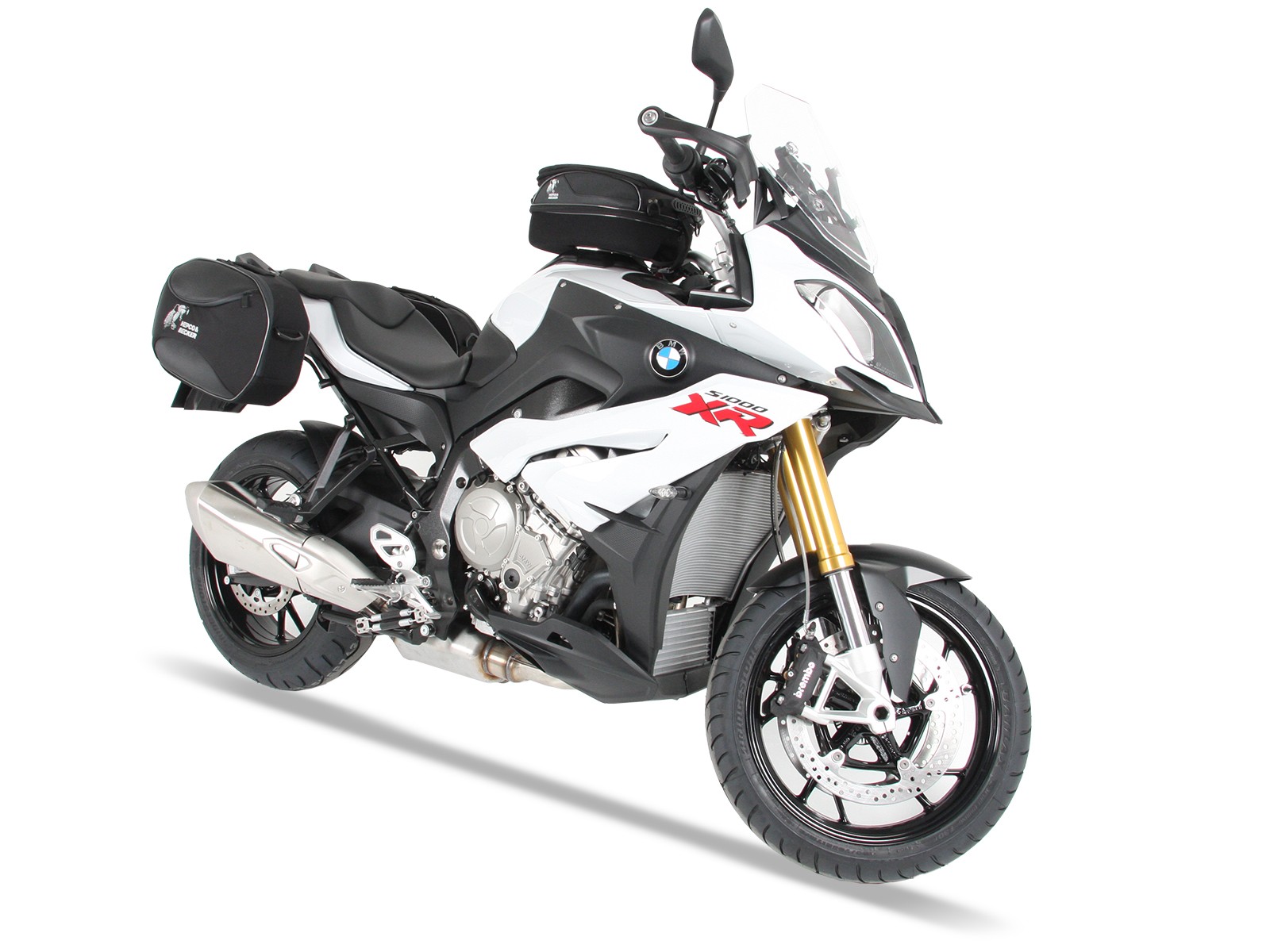 Portapacchi laterale C-Bow nero per BMW S 1000 XR (15-19) Hepco & Becker