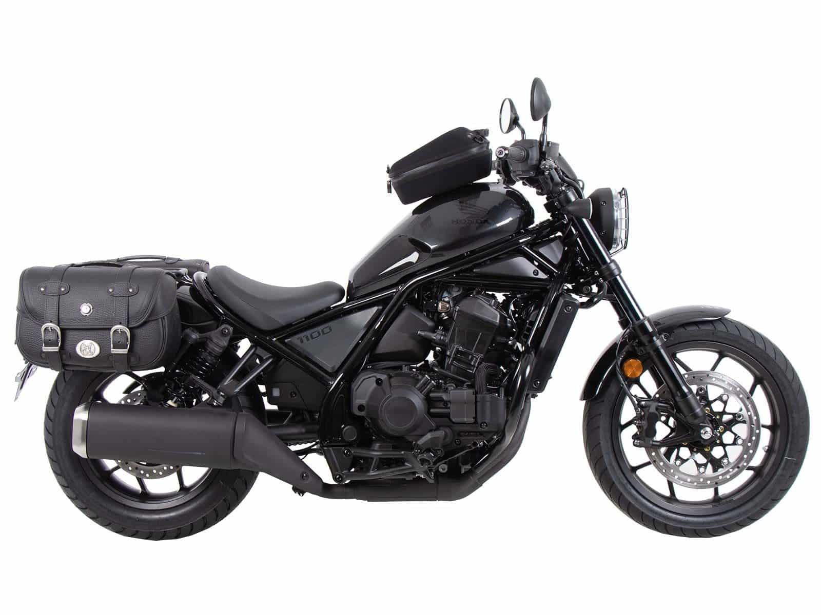 Portapacchi laterale C-Bow nero per Honda CMX 1100 Rebel /DCT (21-24) Hepco & Becker