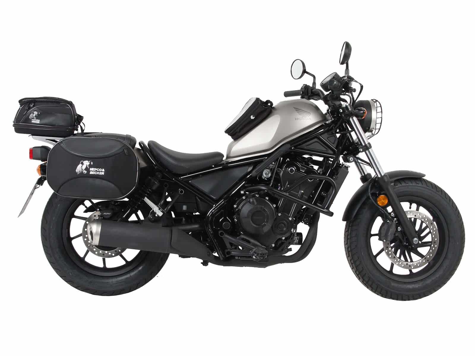 Portapacchi laterale C-Bow nero per Honda CMX 500 Rebel (17-) Hepco & Becker