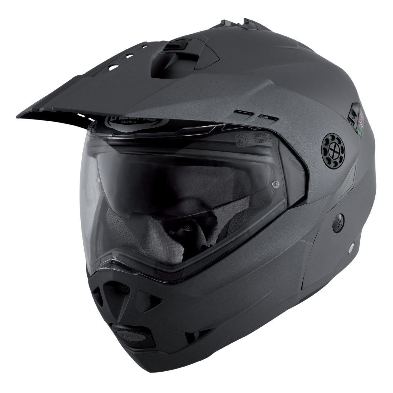 Casco Caberg Tourmax, opaco-fucile metallizzato