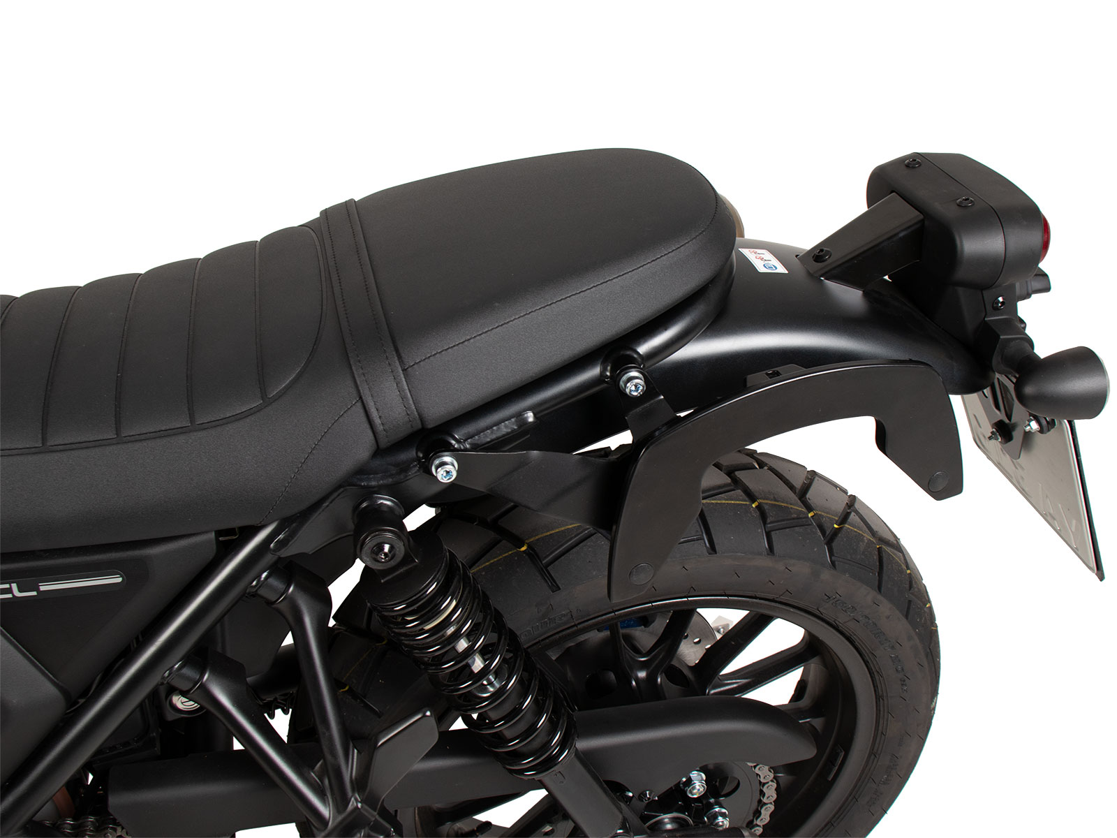 Portapacchi laterale sinistro C-Bow nero per Honda CL 500 Scrambler (23-) Hepco & Becker