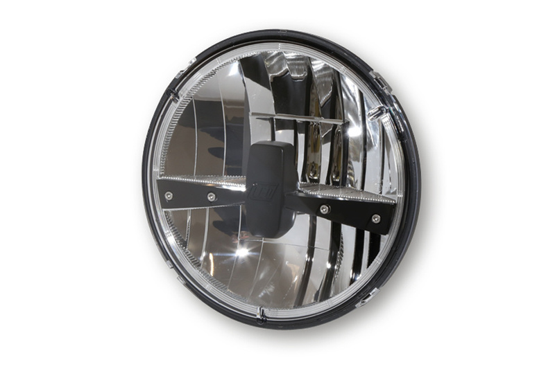 HIGHSIDER pro 7 pollici inserto faro tipo 3 LED nero omologato E