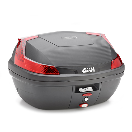 B47 BLADE MONOLOCK bauletto con piastra e catarifrangenti rossi Givi