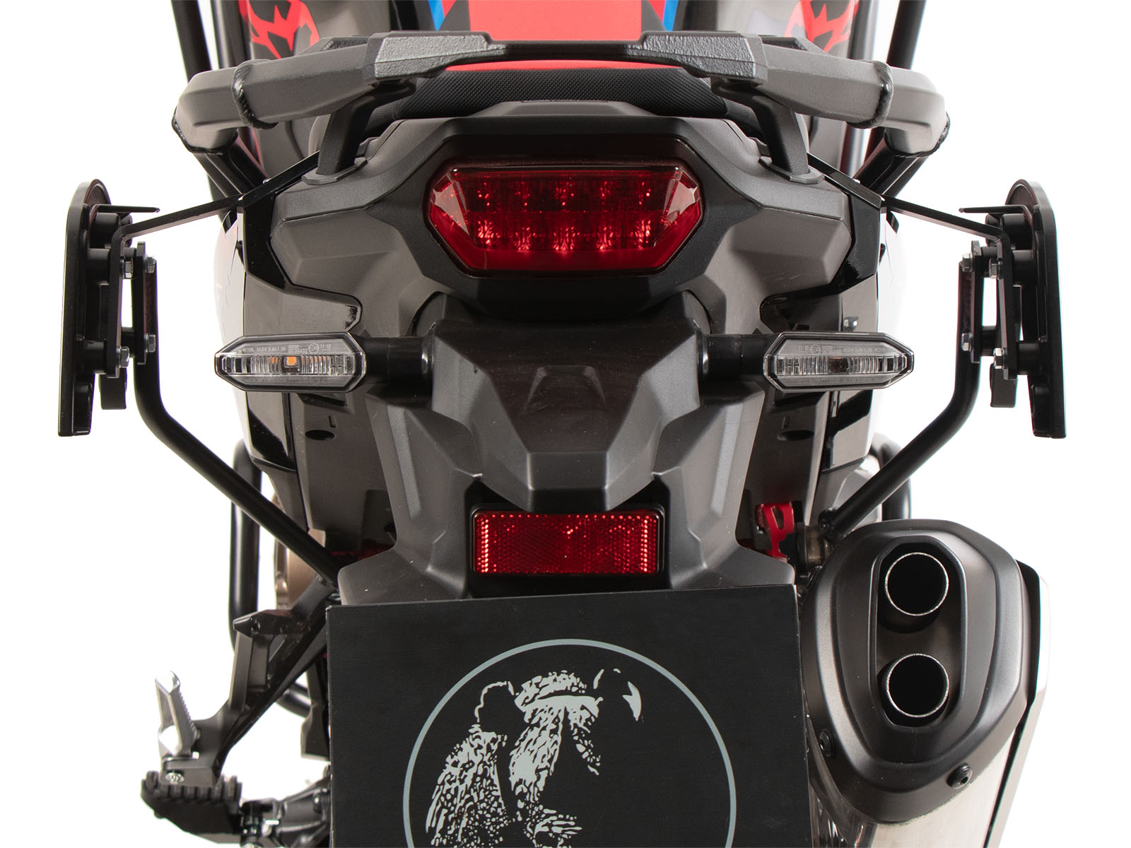 Portapacchi laterale C-Bow nero per Honda CRF 1100 L Africa Twin (24-) Hepco & Becker