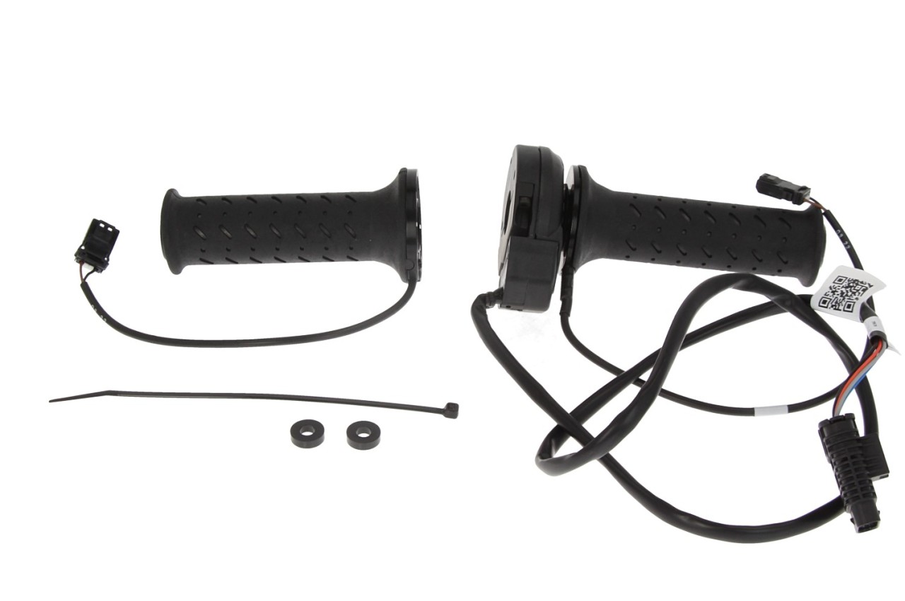 Manopole riscaldate nere per Piaggio MP3 530 HPE