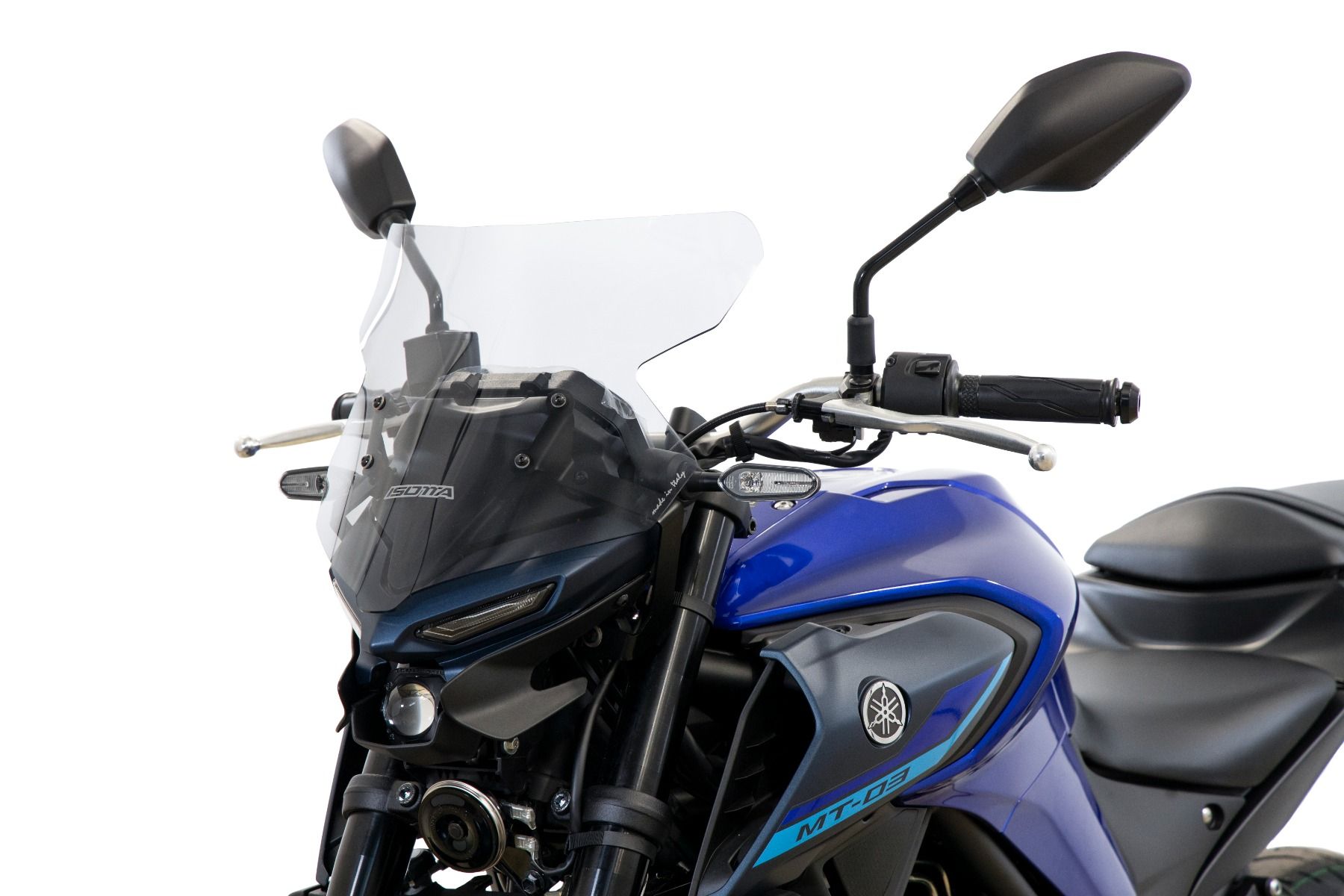 Parabrezza alto trasparente per Yamaha MT-03 (22-24)