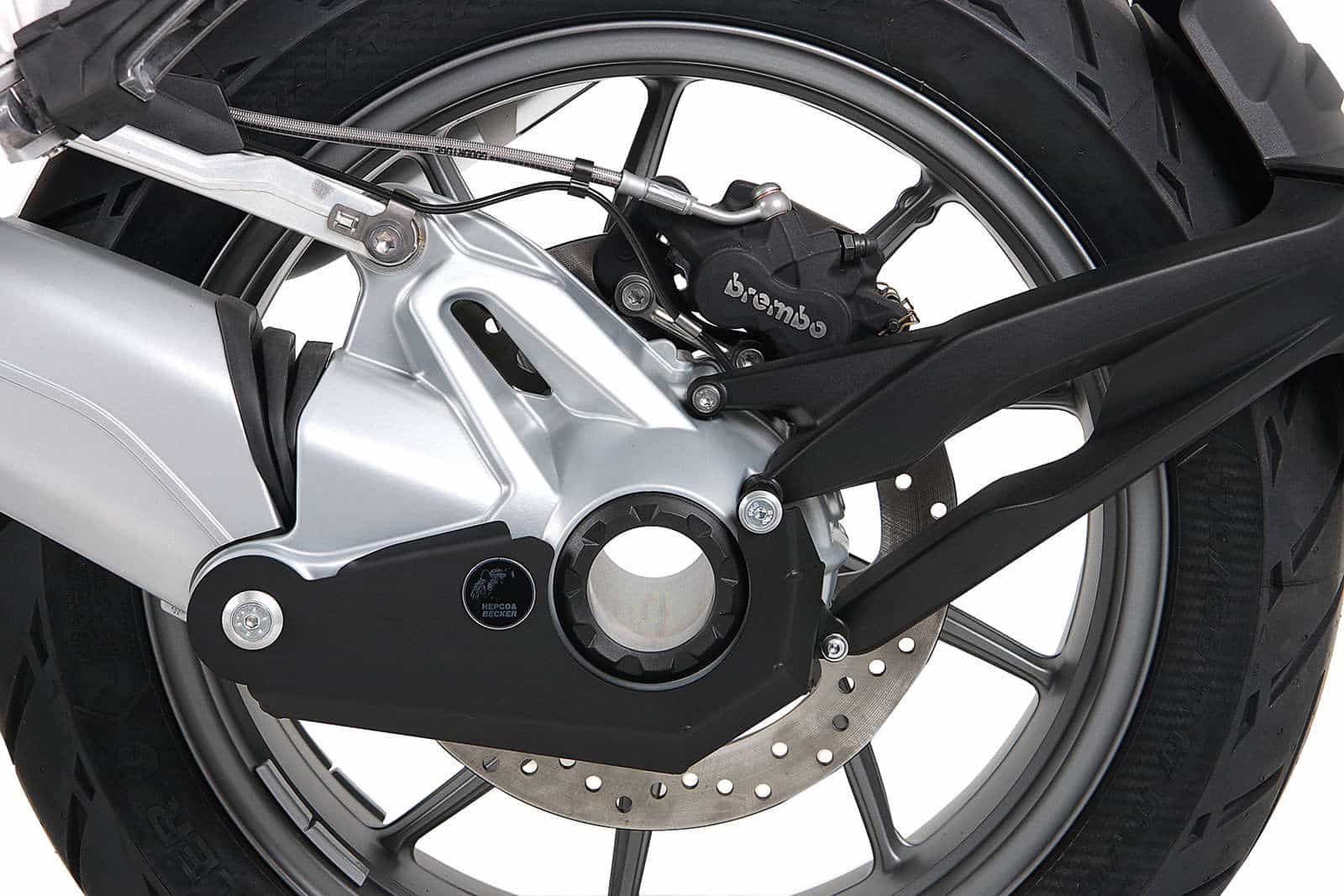 Protezione cardanica nera per BMW R 1200 GS LC (13-18) Hepco & Becker