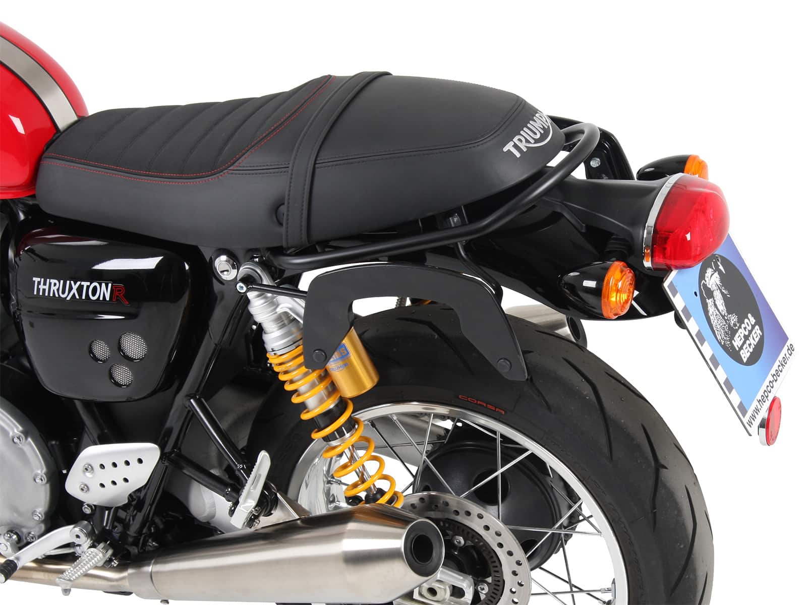 Portaborse C-Bow per Triumph Thruxton / R (16-) Hepco & Becker