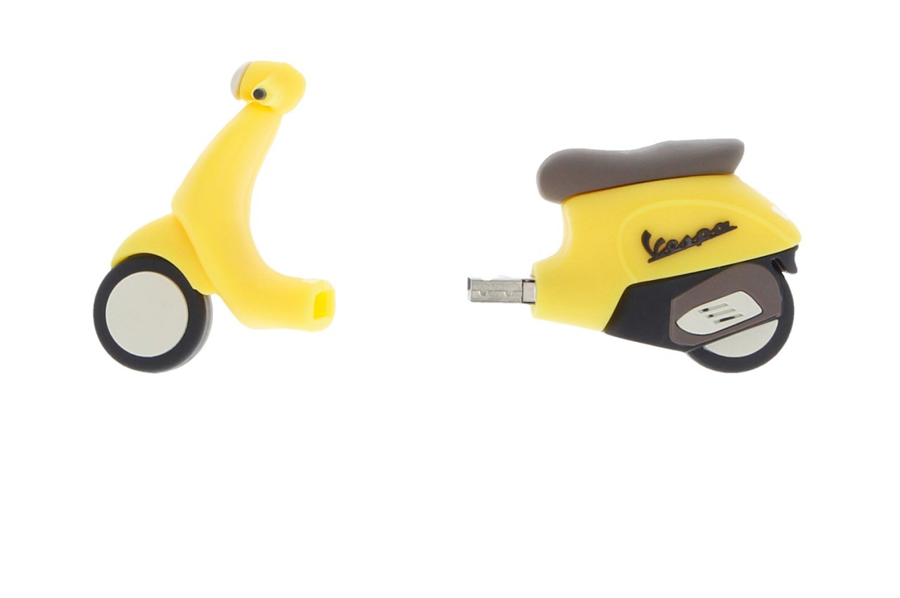 Chiave USB Vespa gialla