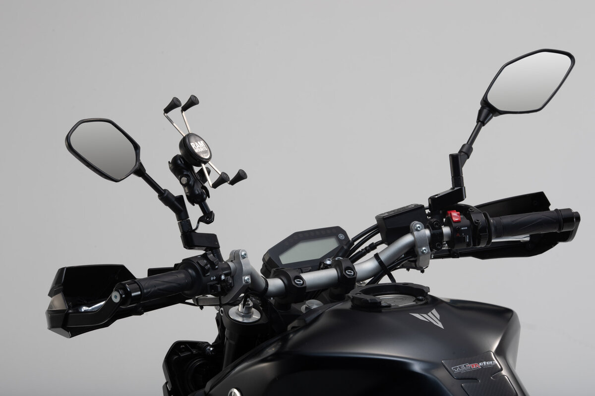 SW-Motech Kit di montaggio per navigatore satellitare X-Grip per smartphone di grandi dimensioni per Ducati Multistrada 1200 /S /Enduro - SW Motech