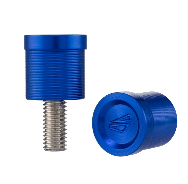 Copriforo per specchietto destro e sinistro FABRICA per Vespa, anodizzato blu