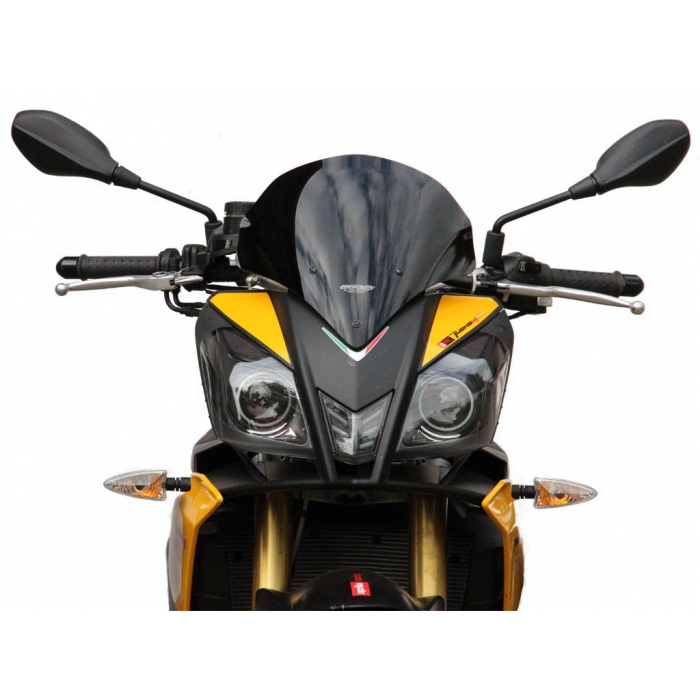 Schermo sportivo MRA "SPM" nero APRILIA TUONO V4R RK/TY