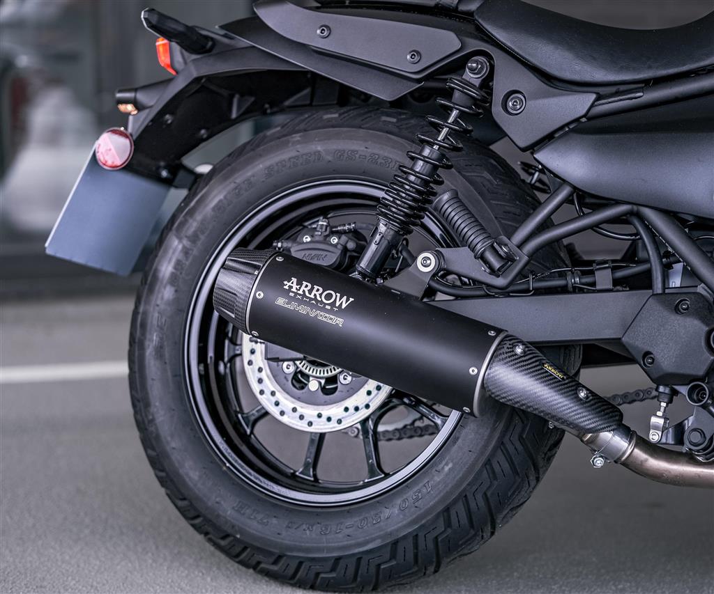 Scarico sportivo Arrow Slip-On per Kawasaki Eliminator 500 (24-)